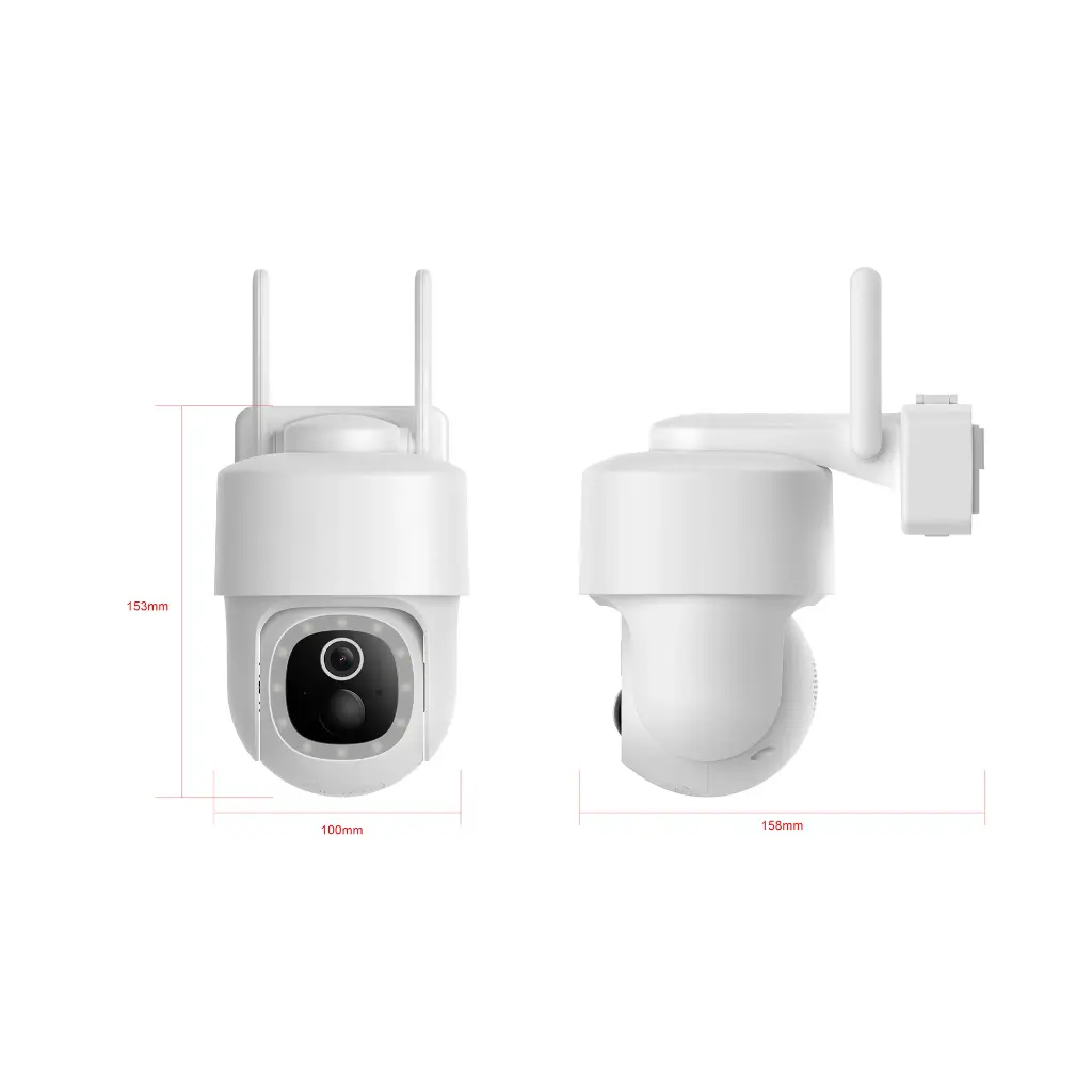 DIMAX - CÁMARA PT 4G 3MP CON PANEL SOLAR Y BATERIA 