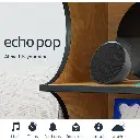 AMAZON - ALEXA PARLANTE INTELIGENTE ECHO POP (Ultima Generación) - NEGRO 