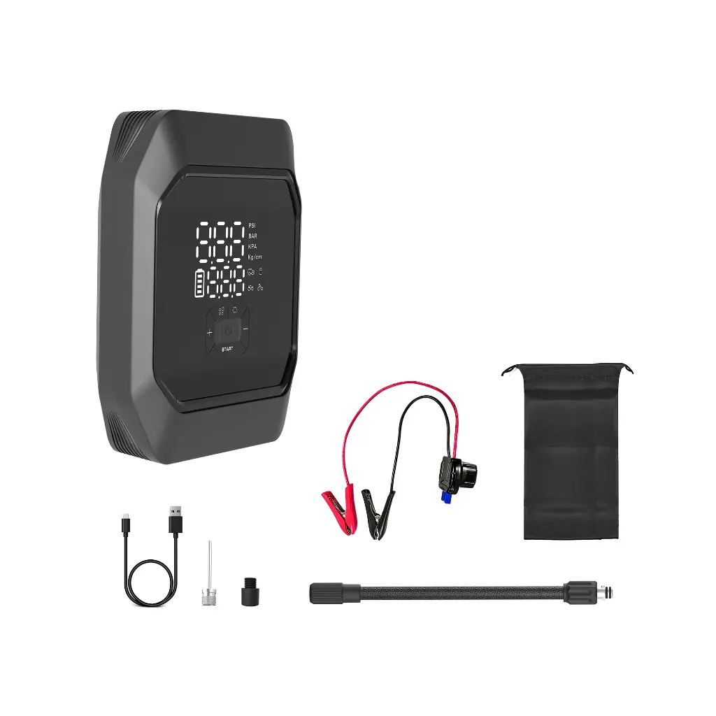 DIMAX - COMPRESOR DE AIRE + ARRANCADOR 2 EN 1