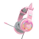 HAVIT - AUDIFONOS GAMER ROSA CON OREJAS DE GATO 
