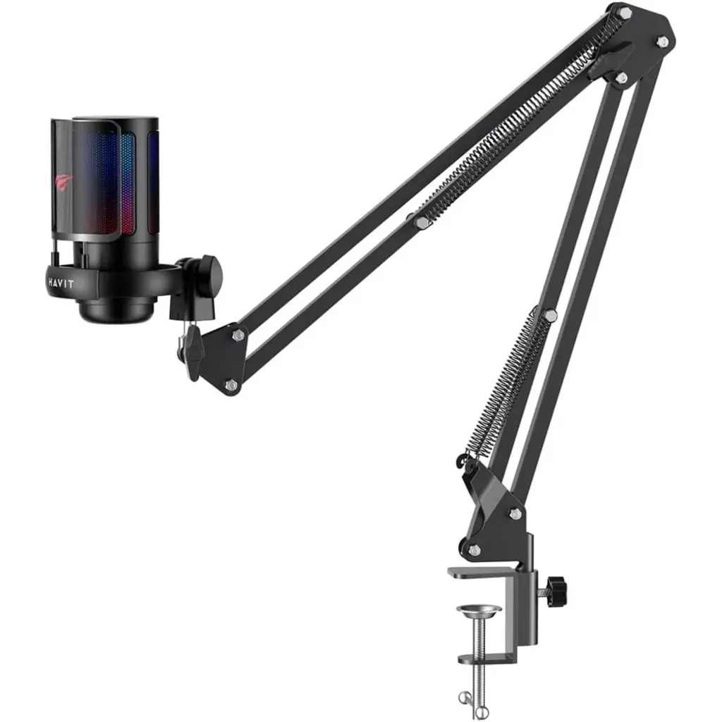 HAVIT - MICROFONO + BRAZO HIDRAULICO RGB