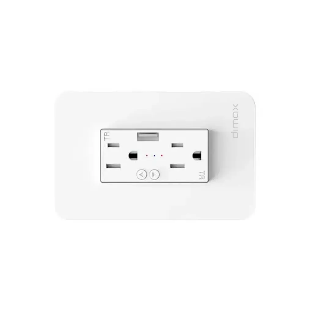 DIMAX - ENCHUFE PLACA SMART DOBLE + USB WIFI 