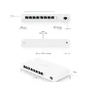 UBIQUIT - UISP ROUTER - 8 PUERTOS GIGABIT POE  