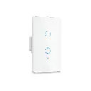 DIMAX - INTERRUPTOR SMART WIFI BLANCO 2 TOMAS