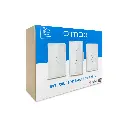 DIMAX - INTERRUPTOR SMART WIFI BLANCO 2 TOMAS