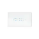 DIMAX - INTERRUPTOR SMART WIFI BLANCO 3 TOMAS 