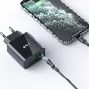 HAVIT - CARGADOR HAVIT NEGRO PD20W+QC3.0