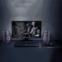 PARLANTE GAMER USB 2.0 RGB