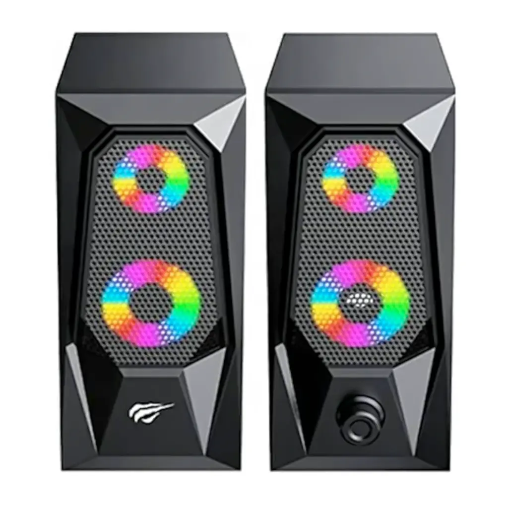 HAVIT - PARLANTE USB 2.0 NEGRO CON RGB
