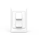 DIMAX - INTERRUPTOR SMART BLANCO WIFI 2 TOMAS 