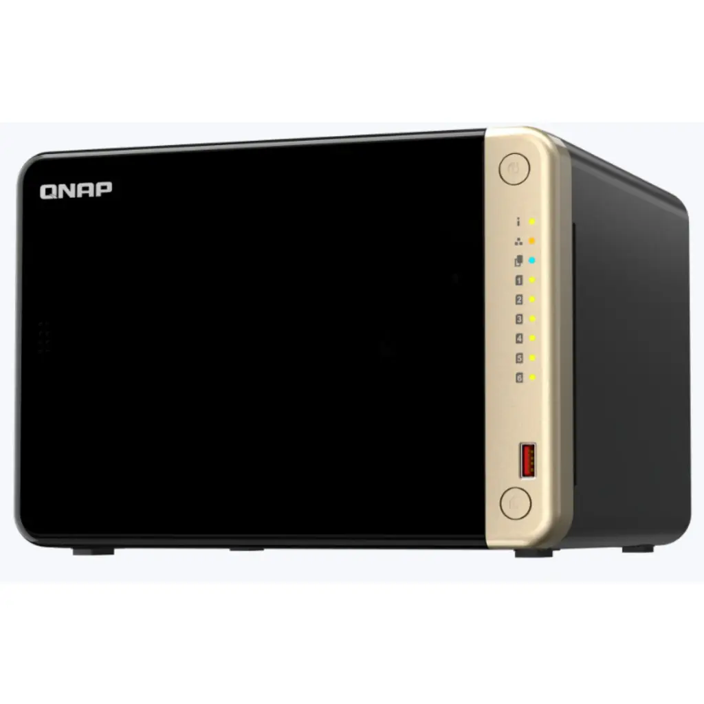 QNAP - NAS 6 BAHIAS 2.5GbE TS-664-8G-US