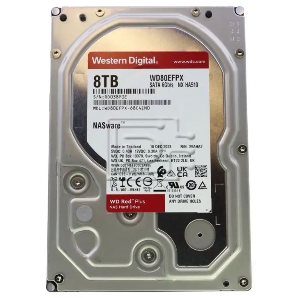 [WD80EFPX] WESTERN DIGITAL - DISCO DURO RED PLUS 8TB 3.5"