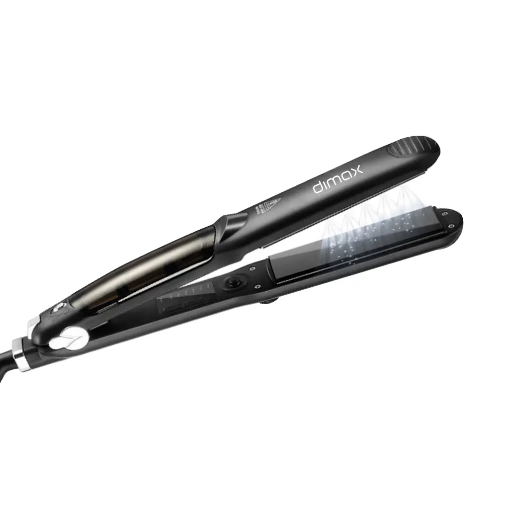 DIMAX - PLANCHA CON VAPORIZADOR PARA CABELLO