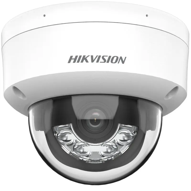 HIKVISION - CAMARA IP DOMO 2MP IR+LUZ 30M CON MIC IP67 METAL+PLASTICO
