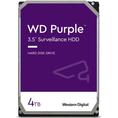 WESTERN DIGITAL - DISCO DURO PURPURA 4TB - ESPECIAL PARA CCTV 