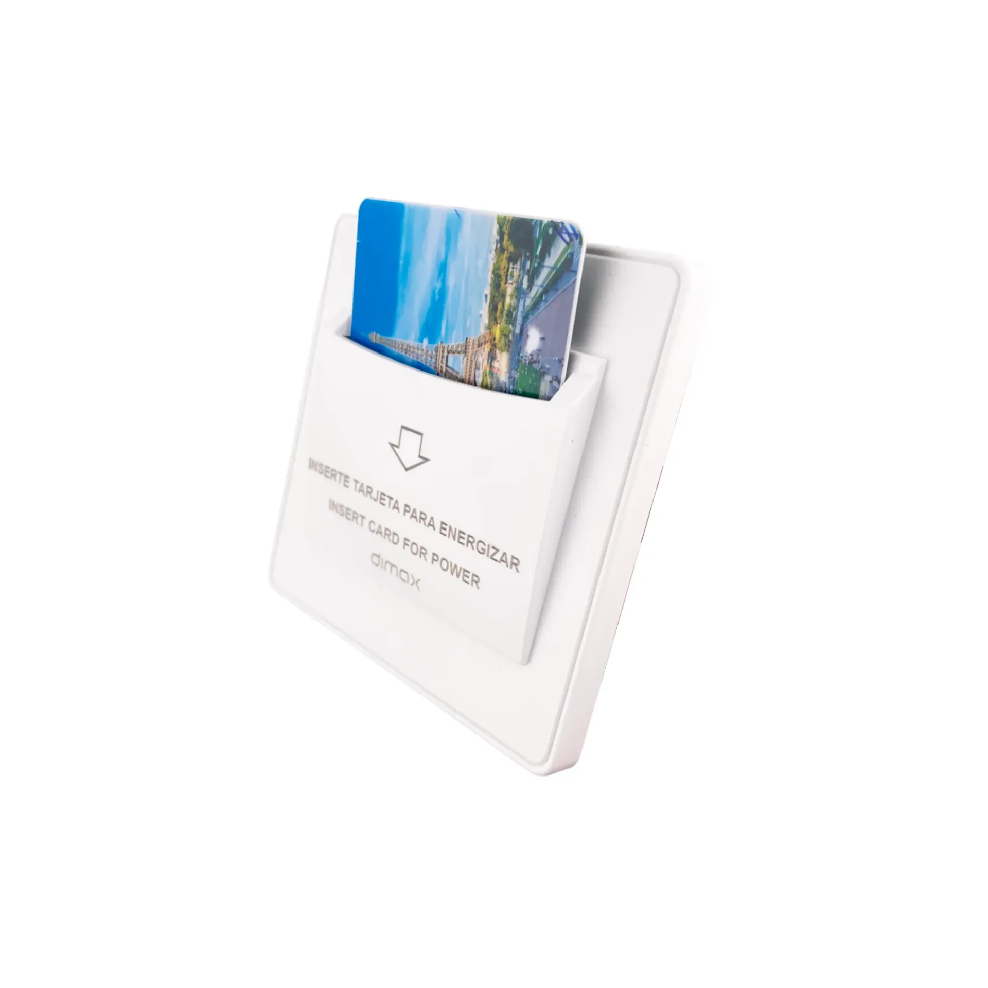 DIMAX -ACTIVADOR DE ENERGIA PARA HABITACIONES CON SISTEMA DE RFID PARA HOTELES