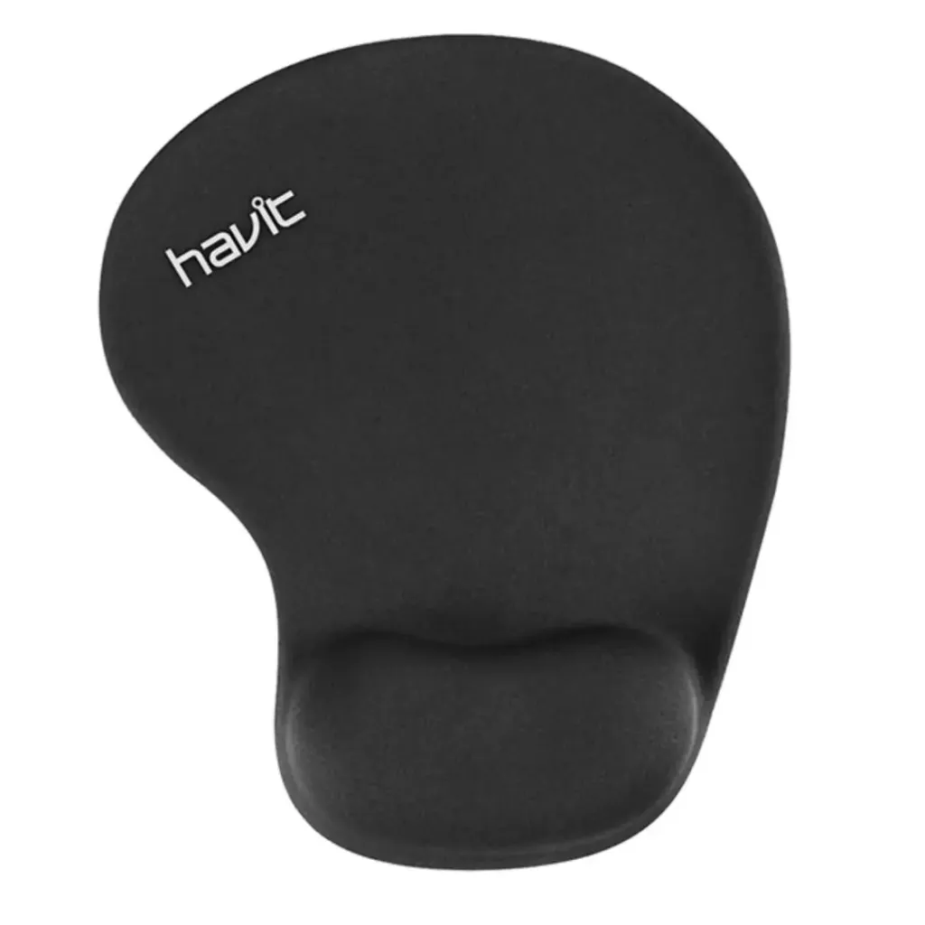 [HV-MP802-BK] HAVIT - MOUSE PAD CON SOPORTE DE MUÑECA DE GEL