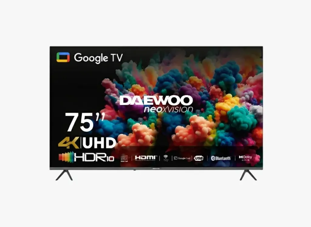 [75G3NUHD] DAEWOO - TELEVISOR 75 UHD 4K GOOGLE TV