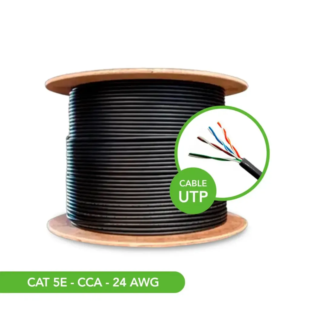 [C711] DIMAX - CABLE UTP CAT5E CCA EXT 305 METROS