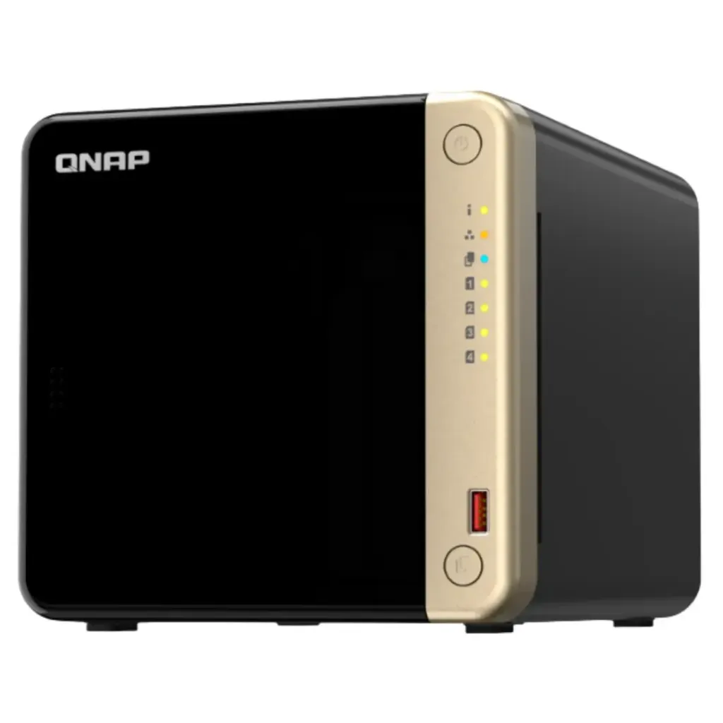 [TS-464-8G-US] QNAP - SERVIDOR NAS MULTIMEDIA 2,5GbE 4 BAHIAS