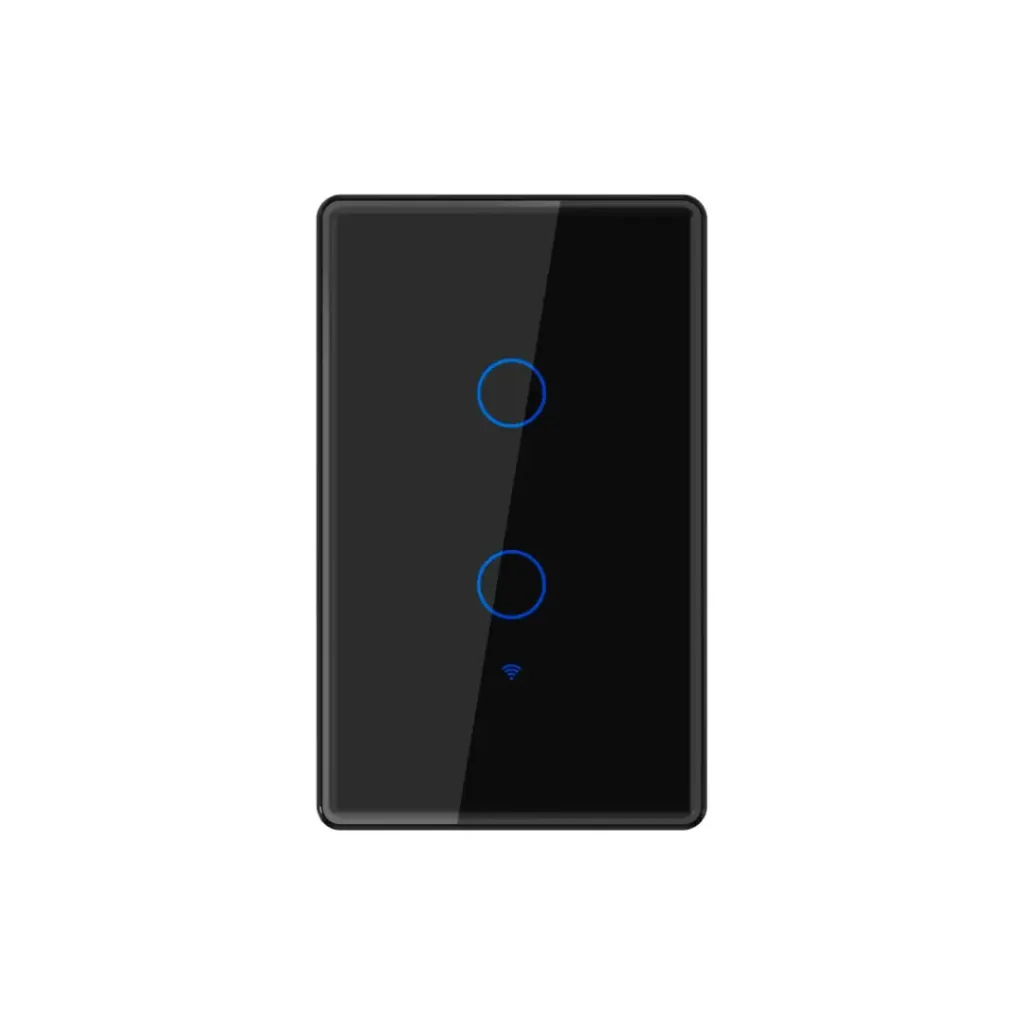 [H361] DIMAX - INTERRUPTOR SMART WIFI NEGRO 2 TOMAS