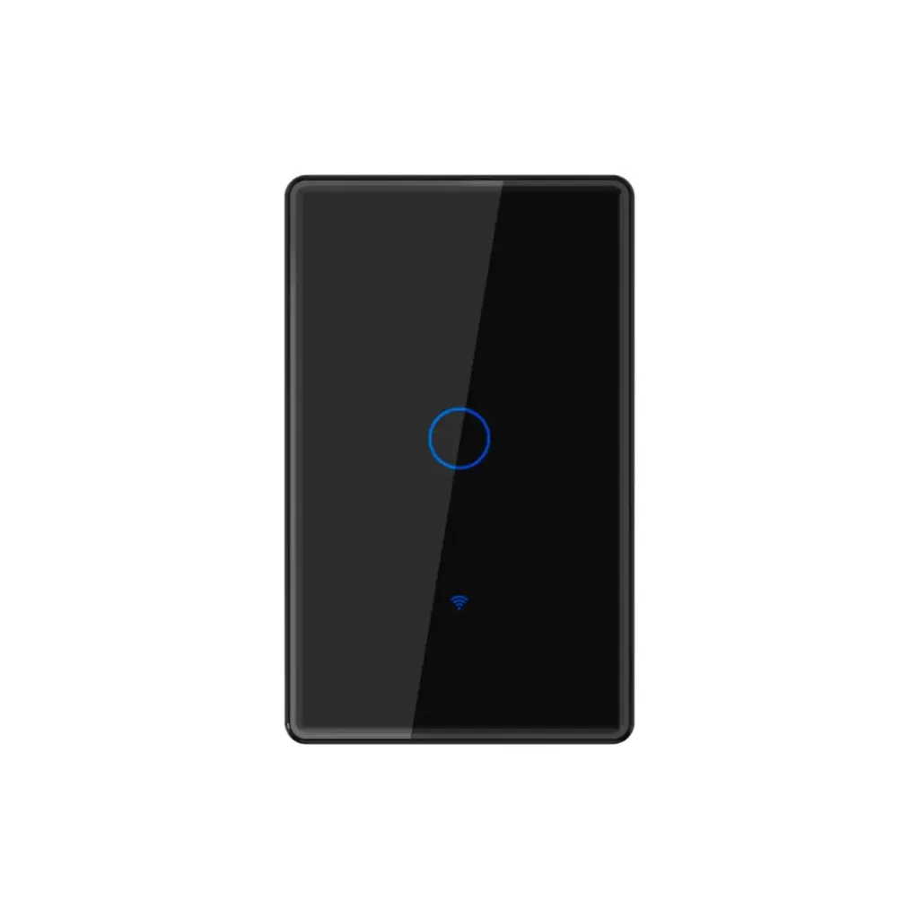 [H360] DIMAX - INTERRUPTOR SMART TOUCH NEGRO 1 TOMA
