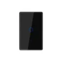 DIMAX - INTERRUPTOR SMART TOUCH WIFI NEGRO 1 TOMA