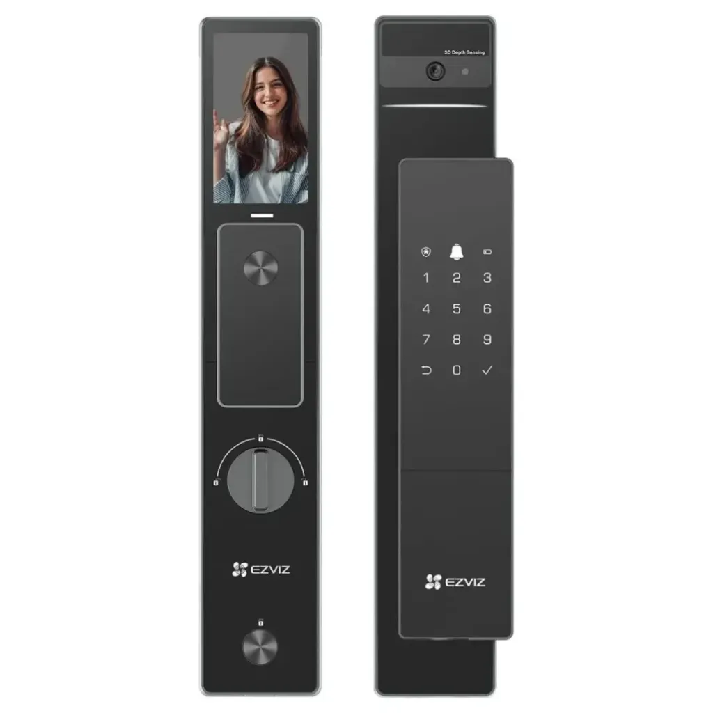 EZVIZ - CERRADURA INTELIGENTE DL50FVS (6068) CON RECONOCIMIENTO FACIAL Y PANTALLA IPS 4