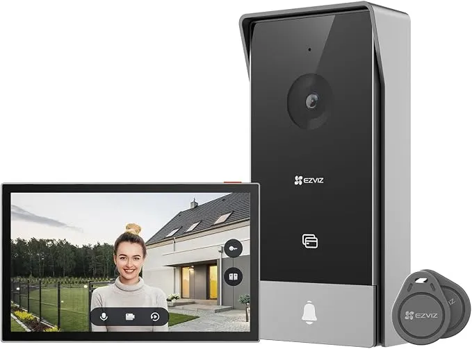 EZVIZ - VIDEOPORTERO INTELIGENTE HP5 CON PANTALLA DE 7" Y RESOLUCIÓN 1080P
