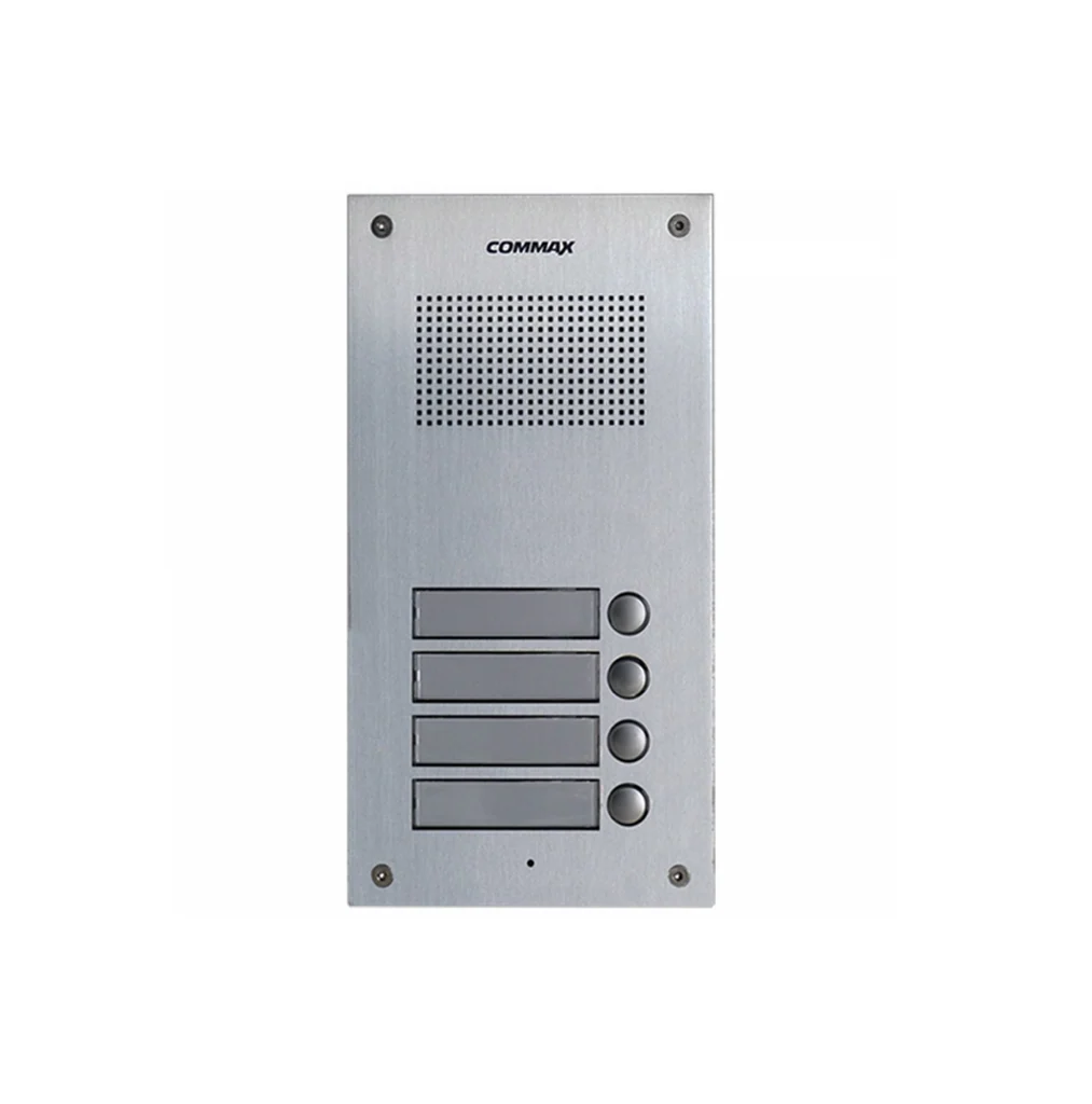 [DR-4UM(M)] COMMAX - PANEL DE AUDIO DE ALUMIO DE 4 BOTONERAS