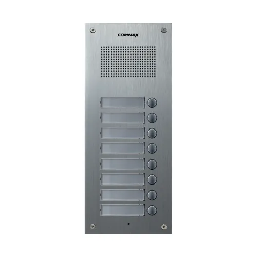[DR-8UM(L)] COMMAX - PANEL DE AUDIO DE ALUMIO DE 8 BOTONERAS