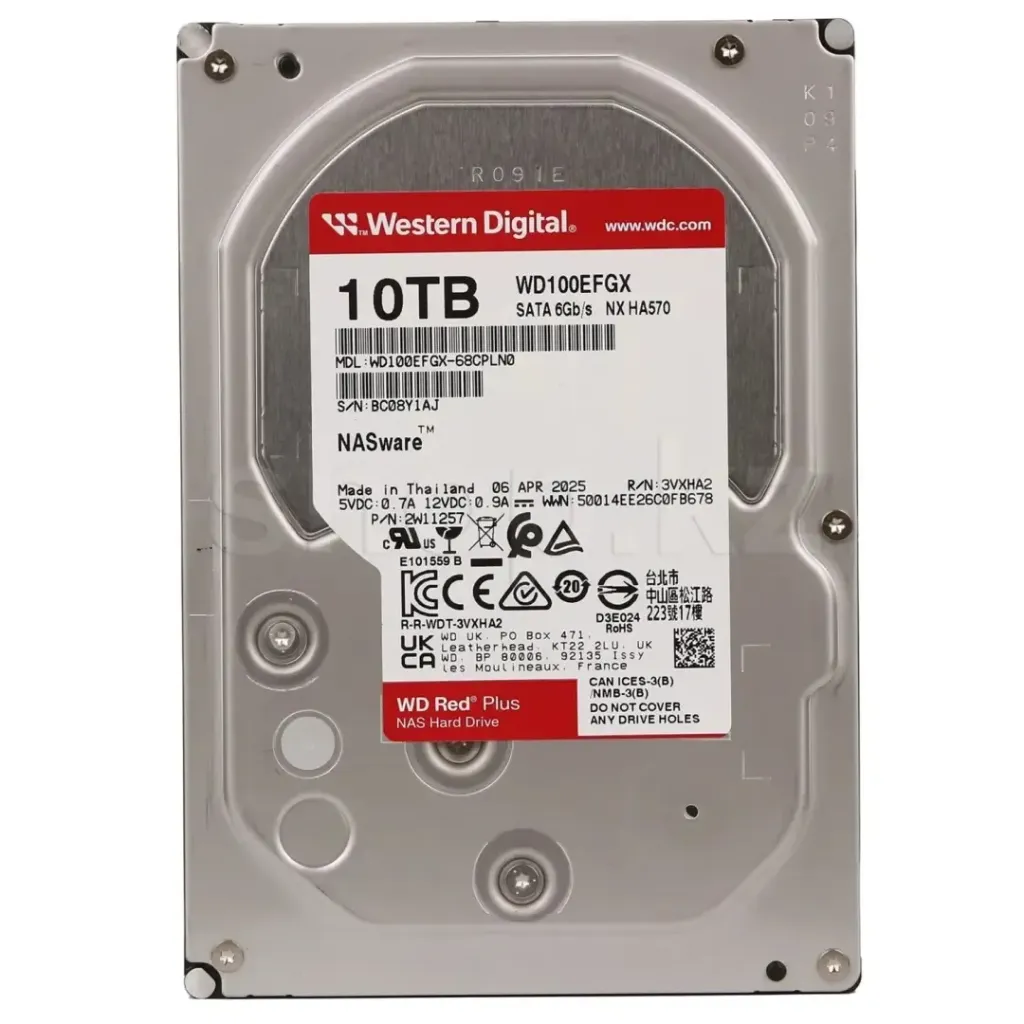 [WD100EFGX] WESTERN DIGITAL - DISCO DURO RED PLUS 10TB 3.5"
