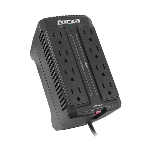 [FVR-902] FORZA - ESTABILIZADOR FORZA - 900VA/450W, 8 SALIDAS UNIVERSALES