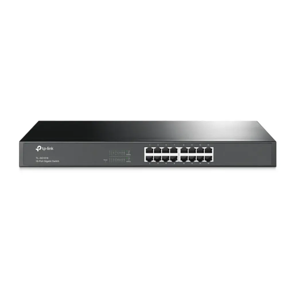 TP-LINK - SWITCH GIGABIT RACKEABLE DE 16 PUERTOS