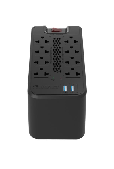[FVR1222USB] FORZA - REGULADOR DE VOLTAJE 1200VA/600W
