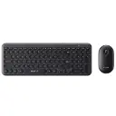 HAVIT - COMBO TECLADO Y MOUSE INALAMBRICO 2.4GHZ NEGRO 