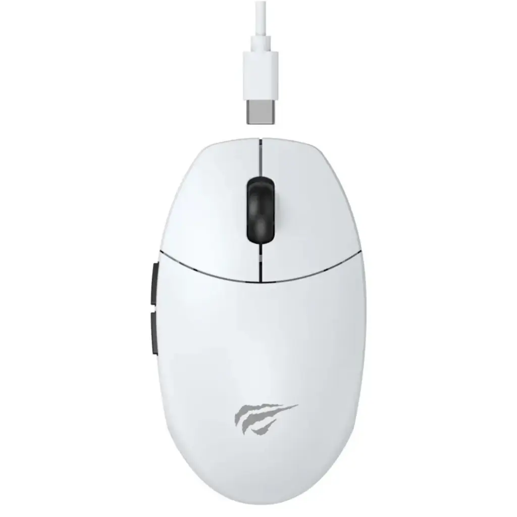 HAVIT - MOUSE GAMING DUAL BLANCO+NEGRO 