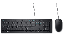 DELL - COMBO DE TECLADO Y MOUSE CON CABLE USB - KM300C 