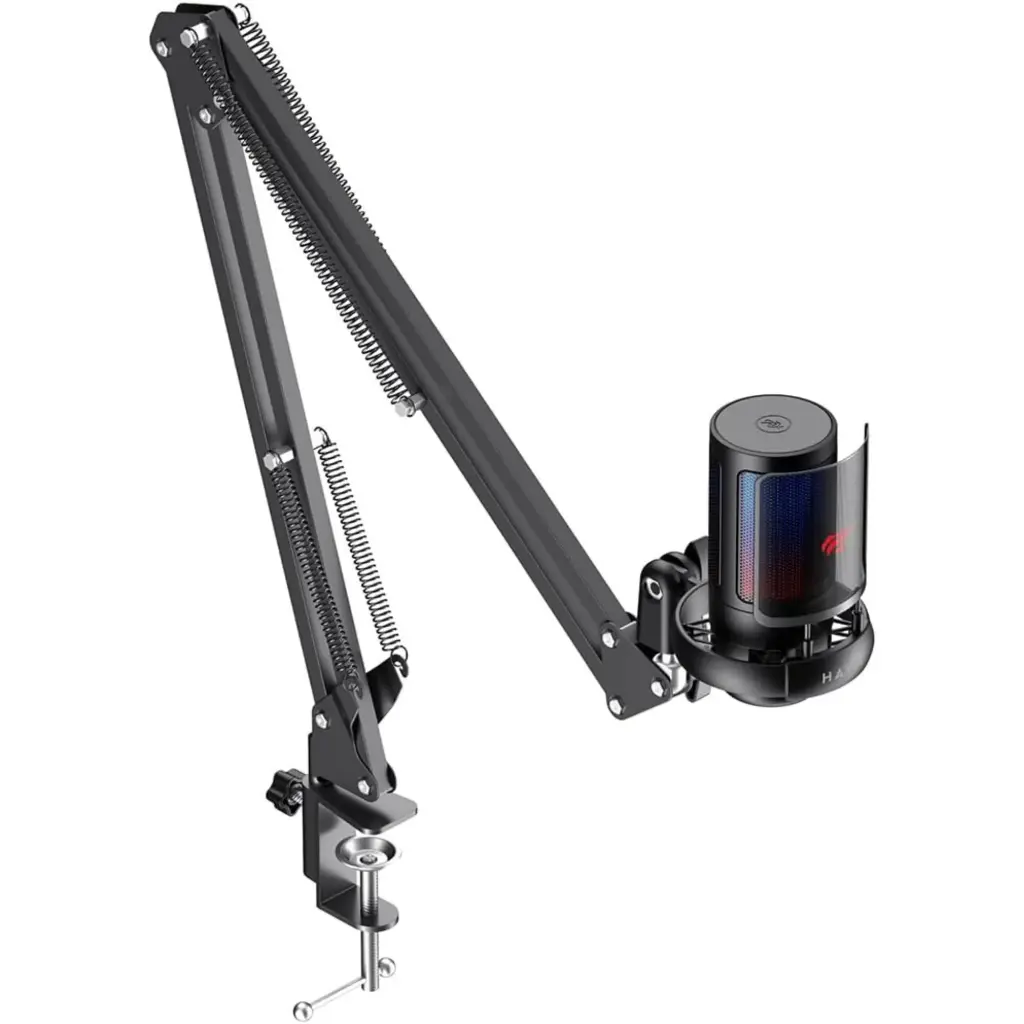 [GK50 PRO] HAVIT - MICROFONO + BRAZO HIDRAULICO RGB