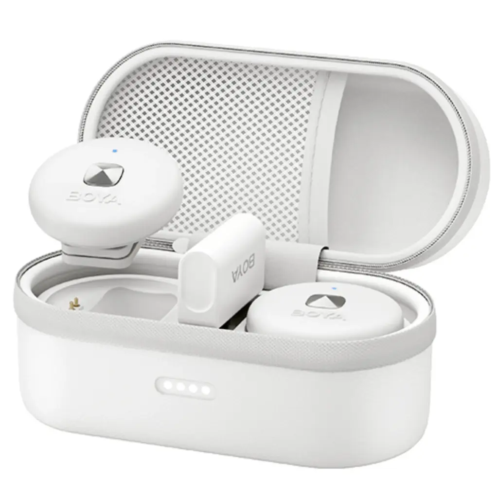 BOYA - MICROFONO INALAMBRICO 2.4GHz BLANCO