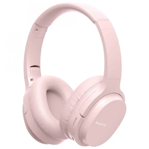 [I62-P] HAVIT - AUDIFONOS INALAMBRICOS ROSA