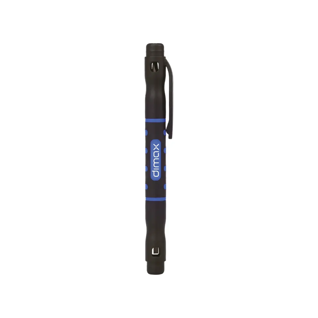 DIMAX - DESTORNILLADOR ESTILO BOLÍGRAFO 4 EN 1