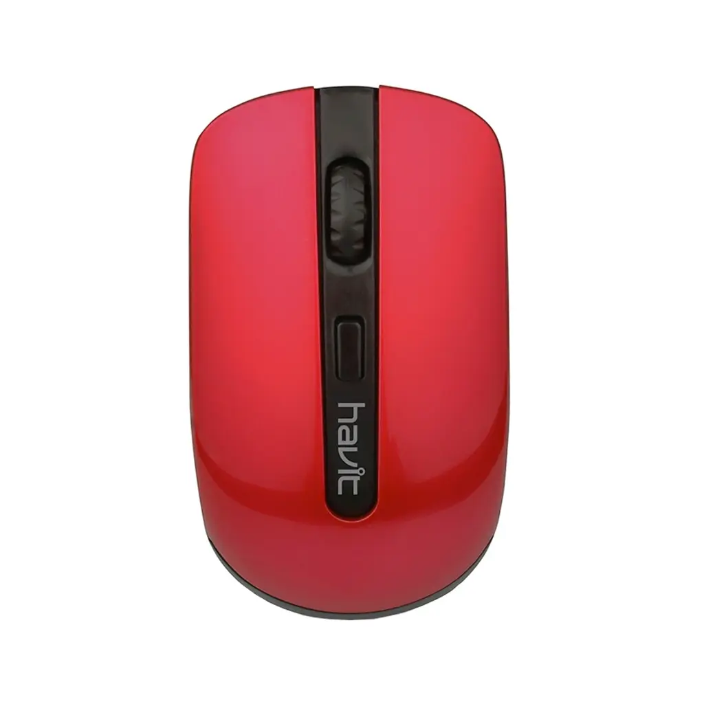 HAVIT - MOUSE INALAMBRICO NEGRO+ROJO