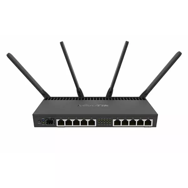 MIKROTIK - ROUTER BOARD WIFI DOBLE BANDA -10 PUERTOS 