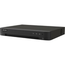 HIKVISION - TURBO DVR 8CH 5MP ACUSENSE 1HDD CON ANALITICA 