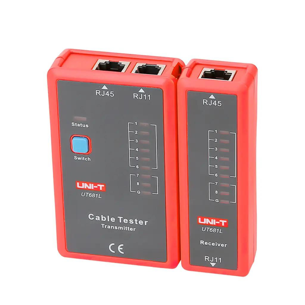 UNIT-T - TESTER PARA CABLE RJ45 Y RJ11 (TELEFONIA)