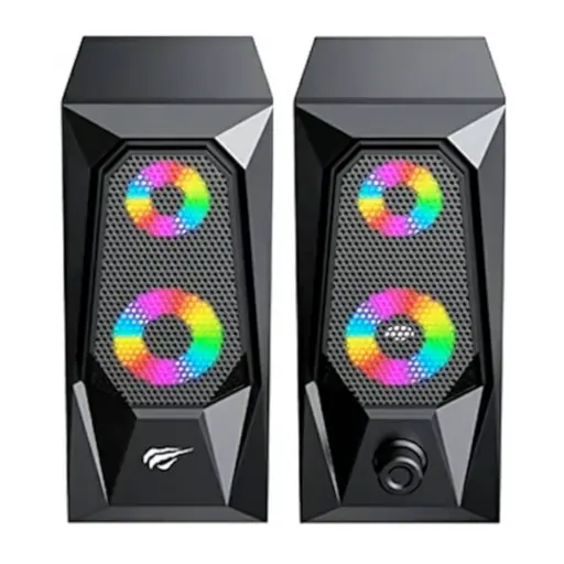 [SK208] HAVIT - PARLANTE USB 2.0 NEGRO CON RGB