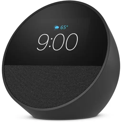 [BV84J9-N] AMAZON - ALEXA ECHO SPOT 2024 NEGRO CONOCE EL ECHO SPOT