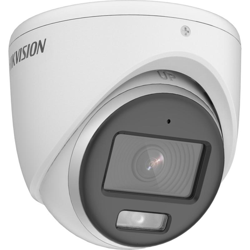 [DS-2CE70DF0T-MFS(2.8mm)] HIKVISION - CÁMARA TVI DOMO TORRETA COLORVU 2MP CON MIC INCORPORADO