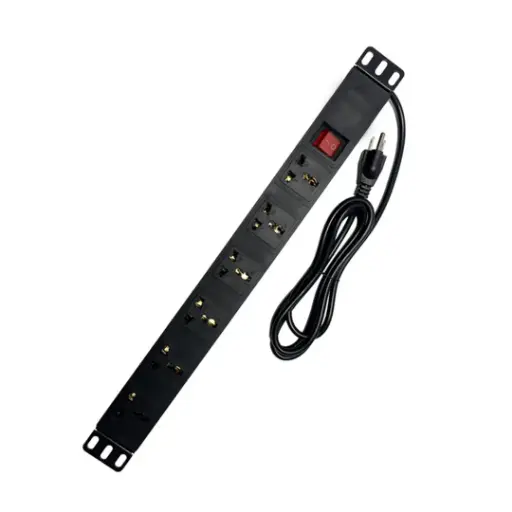 [PD.0601.9000X3] TOTEN - PDU 6 TOMAS UNIVERSALES CON INTERRUPTOR